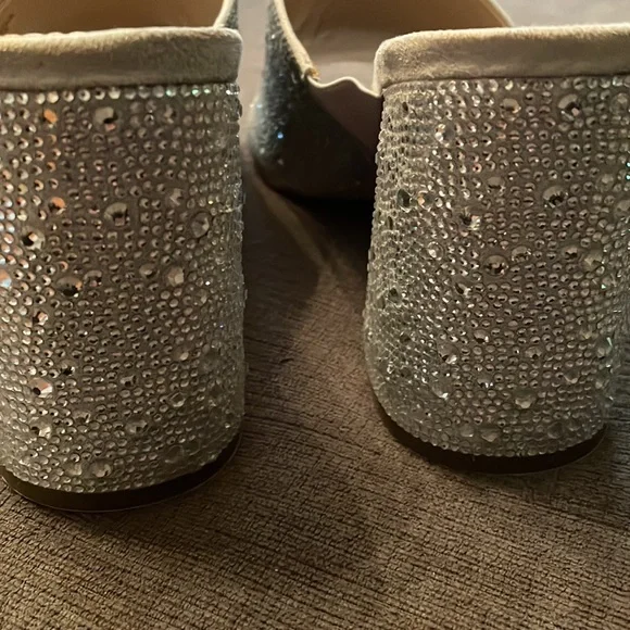 Charles David Formal Rhinestone Crystal Chunky heels - Picture 12 of 13